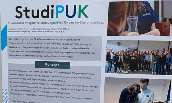 Studi-PUK - Projekt zur Ausbildung studentischer Pflegeunterstützungskräften