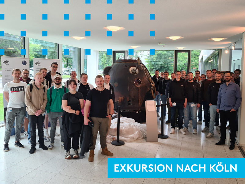 Maschinenbaustudenten haben eine Exkursion nach Köln gemacht und unter anderem DLR und Deutz besucht